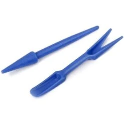 Lot De 2 Outils De Jardinage Portables En Plastique – Plus Large Et Plantoir Bleu 14.5cm -Terre Tendre Soldes Boutique 80441731 3