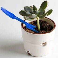 Lot De 2 Outils De Jardinage Portables En Plastique – Plus Large Et Plantoir Bleu 14.5cm -Terre Tendre Soldes Boutique 80441731 4