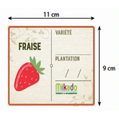 Mikado Etiquettes Pour Plante VIERGE X18 2 Mikado Etiquettes Pour Plante VIERGE X18 – Image 2