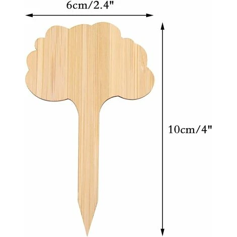 Aunrtb 36 Pièces Etiquette Jardin Exterieur, Etiquette Pour Plante Bambou, Etiquette Potager,Etiquettes Semis,Convient Aux Légumes Succulents Et Aux Fleurs,Forme Arbre,6X10CM 2 Aunrtb 36 Pièces Etiquette Jardin Exterieur, Etiquette Pour Plante Bambou, Etiquette Potager,Etiquettes Semis,Convient Aux Légumes Succulents Et Aux Fleurs,Forme Arbre,6X10CM – Image 2