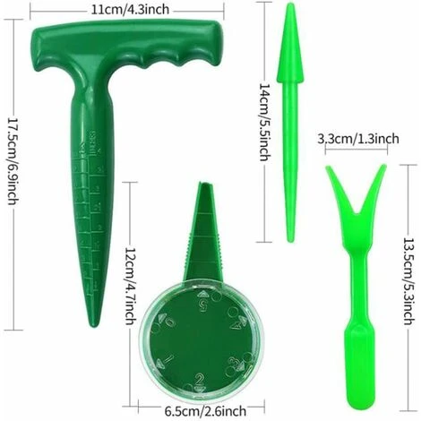 AIDUCHO Lot De 4 Pots De Fleurs, Distributeurs De Semis, Boutures De Semis, Réglables à La Main, Pour Jardinière, Semis, Fleurs, Légumes 2 AIDUCHO Lot De 4 Pots De Fleurs, Distributeurs De Semis, Boutures De Semis, Réglables à La Main, Pour Jardinière, Semis, Fleurs, Légumes – Image 2