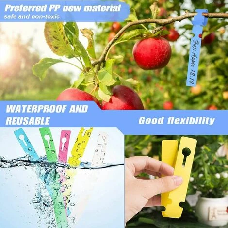 Etiquette, 600 Pièces Étiquettes De Plantes En Plastique, Etiquette De Jardin Imperméables Et Réutilisable, 2x21cm Marqueur Pépinière, Étiquettes Suspendues Pour Semis, Jardinage, Décor De Jardin,Supe 2 Etiquette, 600 Pièces Étiquettes De Plantes En Plastique, Etiquette De Jardin Imperméables Et Réutilisable, 2x21cm Marqueur Pépinière, Étiquettes Suspendues Pour Semis, Jardinage, Décor De Jardin,Supe – Image 2