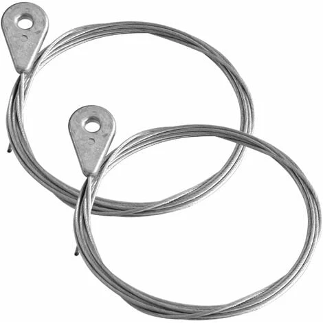 2x Cable Souple Tondeuse 1.5 Mm 2.5 M Avec Tête Oeillet Ø6.5 Mm Motoculture Tracteur Commande Accélérateur 1 2x Cable Souple Tondeuse 1.5 Mm 2.5 M Avec Tête Oeillet Ø6.5 Mm Motoculture Tracteur Commande Accélérateur