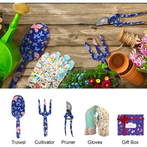 DEWINNER Ensemble D'Outils De Jardin, 3 Pièces Lady Main Plantation Jardinage Cadeau, Poignée Ergonomique, Succulent Bonsaï Lady Plante Outil, Sécateur, Pelles,râteau à Main 2 DEWINNER Ensemble D'Outils De Jardin, 3 Pièces Lady Main Plantation Jardinage Cadeau, Poignée Ergonomique, Succulent Bonsaï Lady Plante Outil, Sécateur, Pelles,râteau à Main – Image 2
