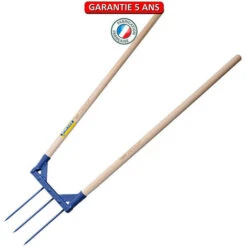 AEROGRIF' 3 DENTS 2 MANCHES DE PELLE 1.10 M