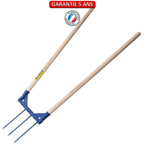 AEROGRIF' 3 DENTS 2 MANCHES DE PELLE 1.10 M 1 AEROGRIF' 3 DENTS 2 MANCHES DE PELLE 1.10 M