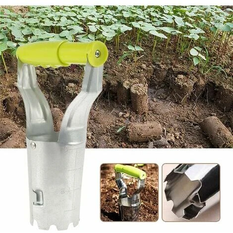 Outil De Planteur D'ampoules De Transplanteur Avec Marqueur De Profondeur Plantation D'ampoules De Jardin Sol Atomique Creusement/remplissage De Légumes 4 Outil De Planteur D'ampoules De Transplanteur Avec Marqueur De Profondeur Plantation D'ampoules De Jardin Sol Atomique Creusement/remplissage De Légumes – Image 4