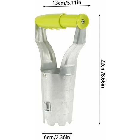 Outil De Planteur D'ampoules De Transplanteur Avec Marqueur De Profondeur Plantation D'ampoules De Jardin Sol Atomique Creusement/remplissage De Légumes 5 Outil De Planteur D'ampoules De Transplanteur Avec Marqueur De Profondeur Plantation D'ampoules De Jardin Sol Atomique Creusement/remplissage De Légumes – Image 5