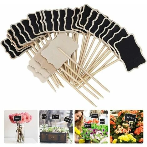 Étiquette De Jardin 30 Pieces T-Type Étiquettes Plantes En Boi Imperméable Etiquettes De Plantes En Ardoise Pour Jardin Graines Arbres Herbes Fleurs 2 Étiquette De Jardin 30 Pieces T-Type Étiquettes Plantes En Boi Imperméable Etiquettes De Plantes En Ardoise Pour Jardin Graines Arbres Herbes Fleurs – Image 2