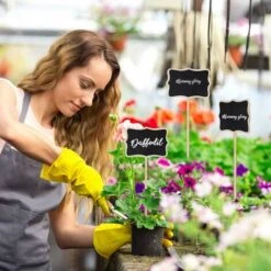 Étiquette De Jardin 30 Pieces T-Type Étiquettes Plantes En Boi Imperméable Etiquettes De Plantes En Ardoise Pour Jardin Graines Arbres Herbes Fleurs 9 Étiquette De Jardin 30 Pieces T-Type Étiquettes Plantes En Boi Imperméable Etiquettes De Plantes En Ardoise Pour Jardin Graines Arbres Herbes Fleurs -Terre Tendre Soldes Boutique 87900732 5