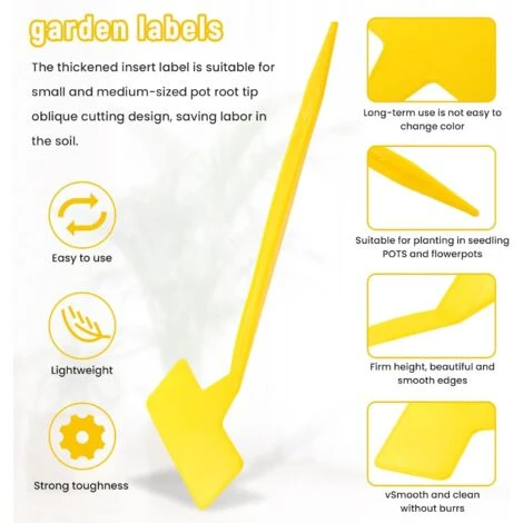 Outils De Plantation 50 Pcs étiquettes Pour Plantes En Plastique 3 Outils De Plantation 50 Pcs étiquettes Pour Plantes En Plastique – Image 3
