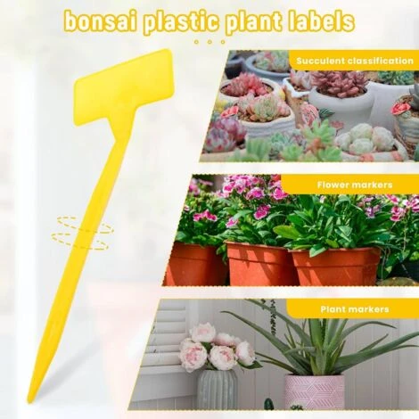 Outils De Plantation 50 Pcs étiquettes Pour Plantes En Plastique 4 Outils De Plantation 50 Pcs étiquettes Pour Plantes En Plastique – Image 4