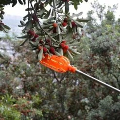 Panier Cueilleur De Fruits Cueille Fruits Cueilleur De Pommes Panier De Cueillette Pratique Sans Poteau Facile Assembler Pour Le Verger, La Ferme, Le Jardin, Le Luth, La Cerise Etc（Jaune Et Orange） -Terre Tendre Soldes Boutique 88927444 4