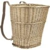 Hotte En Osier Avec Sangles