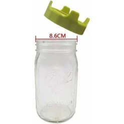 Couvercle De Germination, Germoir, Bac De Germination De Jardin, Germoir De Kit De Pot Mason à Large Ouverture Pour Germes De Haricots Mungo Brocoli Luzerne - Vert,Germoir 9 Couvercle De Germination, Germoir, Bac De Germination De Jardin, Germoir De Kit De Pot Mason à Large Ouverture Pour Germes De Haricots Mungo Brocoli Luzerne - Vert,Germoir -Terre Tendre Soldes Boutique 89616726 5