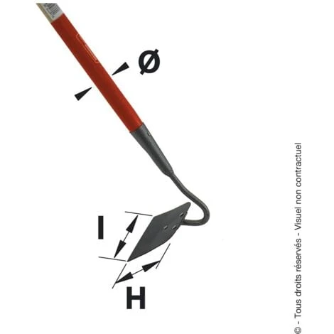 Binette Nanterre Acier - Avec Manche Bois 1,1 M - 14 5 Binette Nanterre Acier - Avec Manche Bois 1,1 M - 14 – Image 5