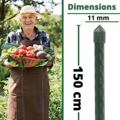 Lot De 20 Tuteurs Pour Plantes De 150cm ARTECSIS - Support Plante Grimpante Exterieur / Interieur 8 Lot De 20 Tuteurs Pour Plantes De 150cm ARTECSIS - Support Plante Grimpante Exterieur / Interieur -Terre Tendre Soldes Boutique 90068100 4