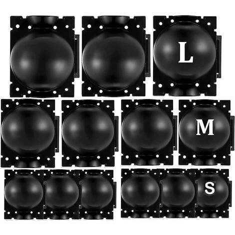 Germoir 15 Pièces Boule De Propagation De Boîte D'Enracinement Des Plantes, Boîte De Greffe Boîte De Balle De Propagation à Haute Pression Dispositif D'Enracinement Des Plantes (l+m+s, Noir) 1 Germoir 15 Pièces Boule De Propagation De Boîte D'Enracinement Des Plantes, Boîte De Greffe Boîte De Balle De Propagation à Haute Pression Dispositif D'Enracinement Des Plantes (l+m+s, Noir)