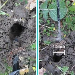 Mèche Pour Tarière 8 Cm X 30 Cm Et 4 Cm X22cm Spirales Intensives Arbre Solide Foret En Spirale Robuste Pour Planter Des Plantes à Bulbe Foret De Tarière Pour Perceuse Hexagonale 3/8" -Terre Tendre Soldes Boutique 90554346 5