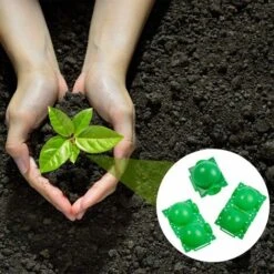 Boîte D'Enracinement De Plante Balle De Propagation Boîte à Racines De Plantes De Jardin Assistée Par Dispositif De Greffage Contrôleur De Racine De Coupe Et De Racine Botanique, S, Vert (20 Pièces) -Terre Tendre Soldes Boutique 90600316 5