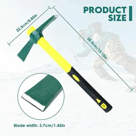 Mattock Hoe Micro Pioche Hache Outil Jardinage Désherbage Mini Pioche Acier Fibre De Verre Poignée Arbre Pioche Pioche Jardin Ferme Outil 38,5 22,5 Cm 2 Mattock Hoe Micro Pioche Hache Outil Jardinage Désherbage Mini Pioche Acier Fibre De Verre Poignée Arbre Pioche Pioche Jardin Ferme Outil 38,5 22,5 Cm – Image 2