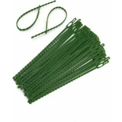 Lot De 60 Attaches Réglables Pour Plantes Vertes - 23 Cm - Polyvalentes - Robustes - En Plastique - Pour Le Jardin, Les Plantes, Les Arbres