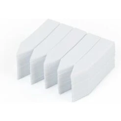 200 Pièces 5 X 1 Cm Petites étiquettes Blanches De Plantes, Marqueurs De Jardin En Plastique
