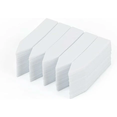 200 Pièces 5 X 1 Cm Petites étiquettes Blanches De Plantes, Marqueurs De Jardin En Plastique 1 200 Pièces 5 X 1 Cm Petites étiquettes Blanches De Plantes, Marqueurs De Jardin En Plastique