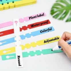 étiquettes De Plantes De Jardin 300 Pièces, Etiquette Arbre Fruitier étiquette Semis Plastique Couleur étiquette Jardinage Marqueur De Jardin Etiquette Potager Reutilisable -Terre Tendre Soldes Boutique 90718026 4