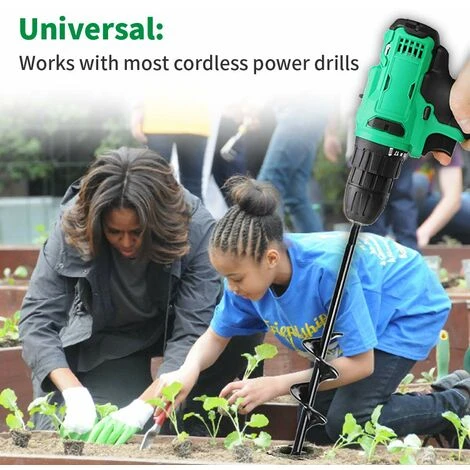 Tariere Pour Perceuse,Foret Hélicoïdal De Jardinage,4×45cm 5 Tariere Pour Perceuse,Foret Hélicoïdal De Jardinage,4×45cm – Image 5