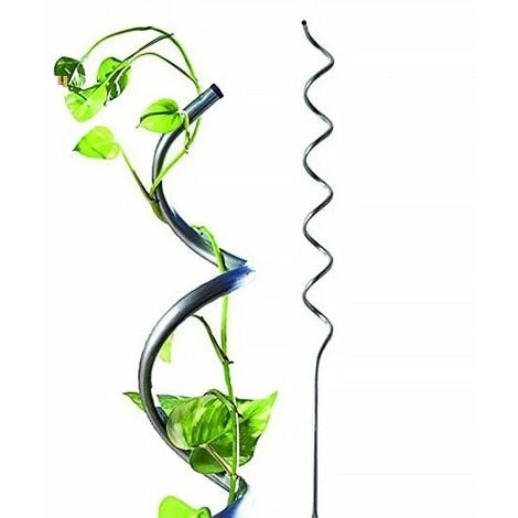 Lot De 10 Tuteurs Spirales Pour Tomates - En Acier - Hauteur : 180 Cm 1 Lot De 10 Tuteurs Spirales Pour Tomates - En Acier - Hauteur : 180 Cm