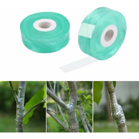 Greffage Ruban, 2 Pièces 2cm100M Rubans De Greffage, Pepiniere Greffage Ruban Etirable Auto Adhesive Biodegradables, Greffe Ruban Adhésif Sans Danger Et Respectueux De L'environnement (Vert) 1 Greffage Ruban, 2 Pièces 2cm100M Rubans De Greffage, Pepiniere Greffage Ruban Etirable Auto Adhesive Biodegradables, Greffe Ruban Adhésif Sans Danger Et Respectueux De L'environnement (Vert)