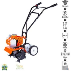 Microbineuse Thermique 52 Cm3 2,95 Cv Travail 30 Cm Fermier DZ-M142