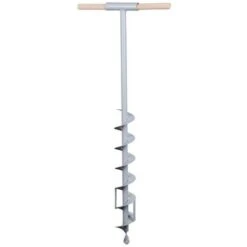 Tarière Acier Laqué, 90mm, Poignée T