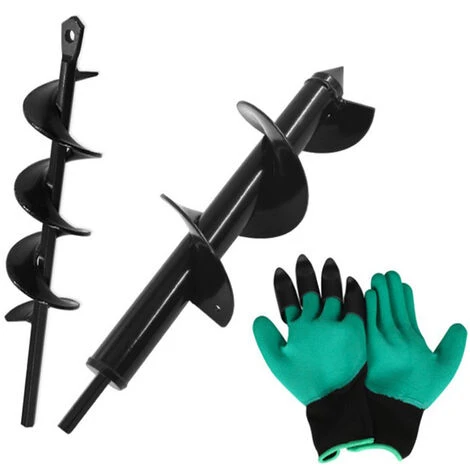 Mèche Jardin Tarière Ø80 Ø40 Jardinage Forets De Jardin En Spirale Mèche Thermique Outil De Plantation Pour Faire Trous Terre De Poteaux 1 Mèche Jardin Tarière Ø80 Ø40 Jardinage Forets De Jardin En Spirale Mèche Thermique Outil De Plantation Pour Faire Trous Terre De Poteaux