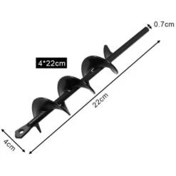 Mèche Jardin Tarière Ø80 Ø40 Jardinage Forets De Jardin En Spirale Mèche Thermique Outil De Plantation Pour Faire Trous Terre De Poteaux 9 Mèche Jardin Tarière Ø80 Ø40 Jardinage Forets De Jardin En Spirale Mèche Thermique Outil De Plantation Pour Faire Trous Terre De Poteaux -Terre Tendre Soldes Boutique 92855589 5