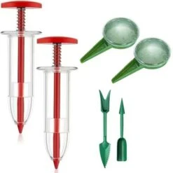 Lot De 6 Mini Semeuses Manuelles Pour Jardinage - Outils Pratiques De Semis De Graines De Jardin
