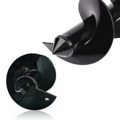 Jardin Foreuse, Tige Hexagonale Acier Inoxydable, Tariere Thermique, Creuser Des Trous Cultiver En Profondeur, Outil De Plantation Pratique, Pour Fleur Planter Des Arbres Arbustes-(Dia: 8cm L: 30cm) -Terre Tendre Soldes Boutique 93280700 3