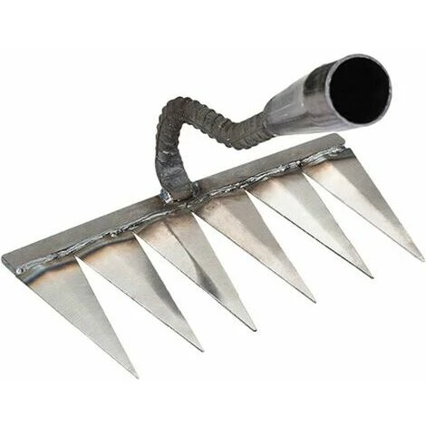 Râteau à Chaume En Métal Pour Jardinage, Désherbage - Râteau à Dents En Métal Robuste, Enlèvement De Chaume, Désherbage, Râteau De Surface, Roche, Gravier, Râteau Universel Pour Cultivateurs BF 1 Râteau à Chaume En Métal Pour Jardinage, Désherbage - Râteau à Dents En Métal Robuste, Enlèvement De Chaume, Désherbage, Râteau De Surface, Roche, Gravier, Râteau Universel Pour Cultivateurs BF