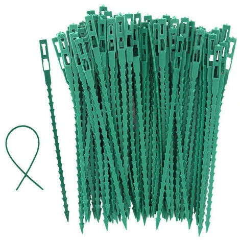 100 Pcs Accroche Tuteurs Pour Tomates Arbres Serre-câble Lien En Plastique Réutilisables Attache Plante Pour Arbustes Jardinage 1 100 Pcs Accroche Tuteurs Pour Tomates Arbres Serre-câble Lien En Plastique Réutilisables Attache Plante Pour Arbustes Jardinage