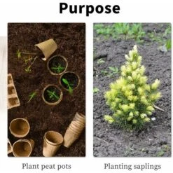 Mèche Jardin Tarière Ø90mm×400mm 1 Pièces, Forets De Jardin En Spirale, Outil De Plantation Pratique Pour Faire Rapidement Trou Et Planter Des Fleurs Arbres Arbustes -Terre Tendre Soldes Boutique 93579275 5