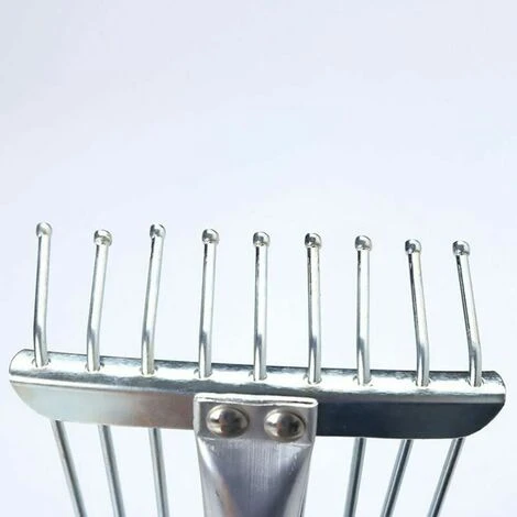 Râteau à Feuilles De Jardin Râteau De Jardin Réglable En Métal Râteau De Camp Extensible Pour Pelouse De Jardin 2 Râteau à Feuilles De Jardin Râteau De Jardin Réglable En Métal Râteau De Camp Extensible Pour Pelouse De Jardin – Image 2