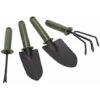 RHAFAYRE Kit D'outils De Jardin, 4 Pcs Kit D'outils De Jardinage, Ensemble D’Outillage De Jardin D'extérieur Avec Désherbeur Manuel, Truelle à Main, Truelles De Repiquage, Râteaux à Main