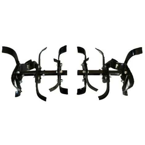 Kit De Fraises Complet Pour Motobineuse Avec Axe Hexagonal 1 Kit De Fraises Complet Pour Motobineuse Avec Axe Hexagonal