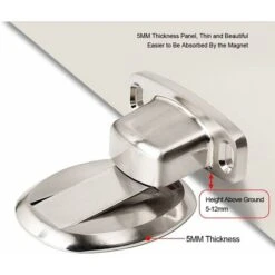 Liquidation totale Arrêt De Porte Résistant à La Porte Avec De Dissimulation Montées Au Sol-Argent -Terre Tendre Soldes Boutique 94791206 5