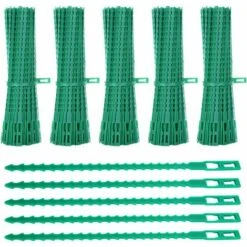 Lot De 600 Attaches De Plantes, 23CM Attaches De Jardin Réglable Liens De Serrage En Plastique Pour Jardin Flexible, Attache Tomates De Câble De Jardin Pour Aider à Soutenir Les Plantes