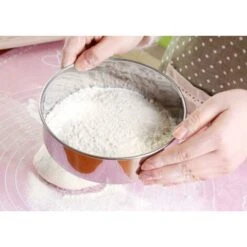 Tamis à Farine Rond Professionnel En Acier Inoxydable Avec 60 Mailles (7,9 Pouces) -Terre Tendre Soldes Boutique 94927024 3