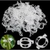 100 Pièces Clips De Support De Plantes, Clips Pour Les Légumes, Pinces à Plantes En Plastique, Clips De Fixation Pour Plantes De Jardin, Clip Pour Tomates, Plants De Vignes, Légumes, Blanc H20