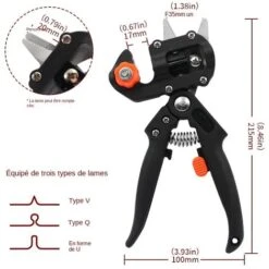 Sécateur Machine À Greffer Les Semis Outil De Greffe Outil De Greffe Machine À Greffer Les Arbres Fruitiers Cisaille À Greffer Couteau À Greffer -Terre Tendre Soldes Boutique 96013227 3