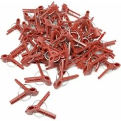 Tuteur Pour Végétaux Clips De Support Pour Plantes En Plastique, 50 Pièces, Pinces Pour Plantes Suspendues, Vigne, Jardin, Serre, Légumes, Tomates, Clip De Greffage De Jardin Durable Et Utile-A